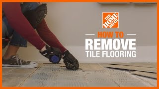 How to Remove Ceramic Tile  The Home Depot [upl. by Elisabetta581]