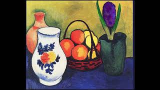 August Robert Ludwig Macke 18871914  quotStilllife paintings by August Mackequot [upl. by Domella]