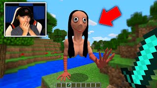 I SAW MOMO IN MINECRAFT SCARY [upl. by Asor612]