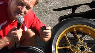 Carrozzeria Motorcycle Rear Wheel Install [upl. by Nonaihr345]