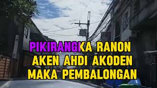 KAPUSAN KO RANON maranao songKARAOKE 🎤 WITH LYRICS March 1 2024 [upl. by Jermain]