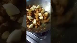 Soyabean ki sabji shortsyoutubeshorts soyachunksrecipe [upl. by Bobina402]