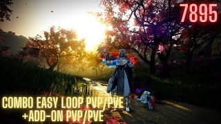 BDO Dosa Succession combo PVPPVE Easy Loop  addon PVPPVE SupremeKINGGOD98 4K [upl. by Samau]