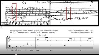 Alexander Agricola quotGaudeamus Omnesquot duet from the Cancionero de Segovia [upl. by Idas]