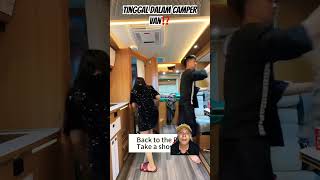 TINGGAL DALAM CAMPER VAN⁉️ vanlife travel camping automobile rvlife roadtrip rv [upl. by Coffee172]