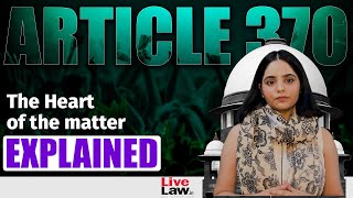 The Heart of the Article 370 Dispute Explained [upl. by Ayikaz]