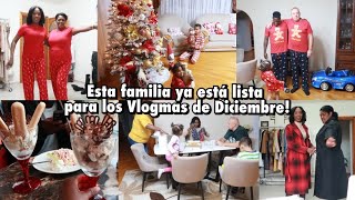 LISTOS PARA LOS VLOGMAS🎄 PIJAMAS DE NAVIDAD🎅 NOS PONEMOS TODO EN CÁMARA🤪  1516 Nov 2023 [upl. by Jacquenette]