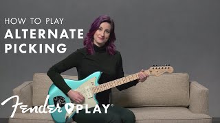 Learn Alternate Picking  Fender Play  Fender [upl. by Ailil]