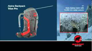 Mammut  Trion Pro Alpine Backpack [upl. by Oirad625]