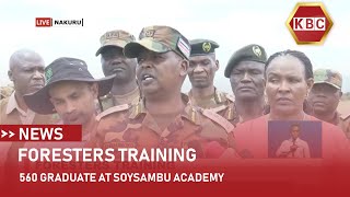 Foresters Training 560 Graduate at Soysambu Academy [upl. by Ahsatak751]