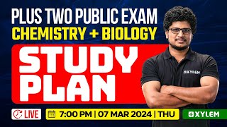 Plus Two  Public Exam  Chemistry  Biology  Study Plan  Xylem Plus Two [upl. by Rednael]