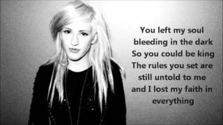 Explosions  Ellie Goulding Lyrics [upl. by Fairman]