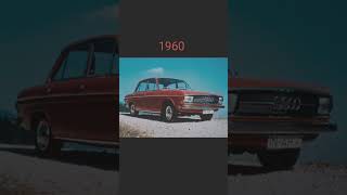 Evolution of Audi car 19092024 [upl. by Aekahs]