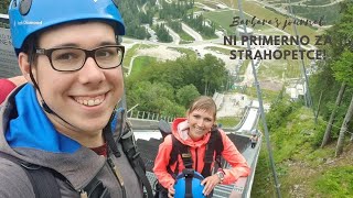 Planica zipline Barbaras Journal [upl. by Jacquette415]