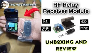 RF Remote Control Switch 433mhz transmitterreceiver Unboxing and Review😱electronic trending [upl. by Harry]