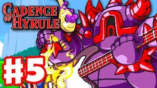 Cadence of Hyrule  Gameplay Walkthrough Part 5  Bass Guitarmos Knights Bosses Nintendo Switch [upl. by Nylarat]