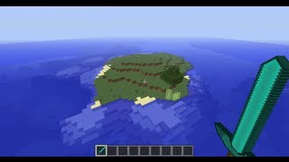 Minecraft The best lonely island seed [upl. by Aehtla736]