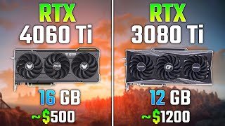 RTX 4060 Ti vs RTX 3080 Ti  Test in 7 Games [upl. by Schnell]