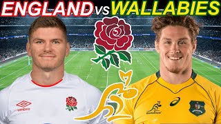 ENGLAND vs WALLABIES Live Commentary Autumn Nations Series 2021 [upl. by Castora]