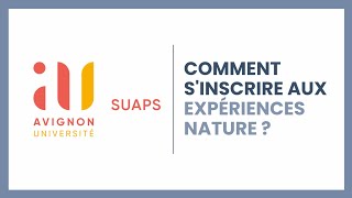 Comment sinscrire aux expériences nature [upl. by Ihcalam325]