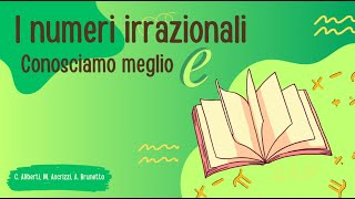 I numeri irrazionali conosciamo meglio e [upl. by Malloch]