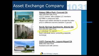 Advanced 1031 Exchange Webinar [upl. by Parnell]