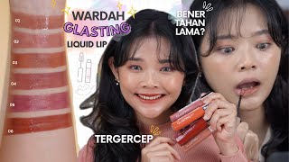 REVIEW WARDAH GLASTING LIQUID LIP TERGERCEP TAHAN LAMA BANGET SAWO MATANG APPROVED  RIRIEPRAMS [upl. by Apeed]