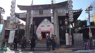 櫛田神社 もうすぐ節分！  Setsubun Festival at Kushida Shrine 2024 [upl. by Saum]