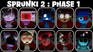 All Phases in New Incredibox Sprunki 2 From Phase 1 to Phase 4 [upl. by Buhler]