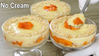 Mango Dessert Recipe  Mango Trifle Delight  Dessert Recipe Without Cream  Easy Custard [upl. by Varian]