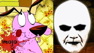 Top 10 Scariest Courage the Cowardly Dog Episodes [upl. by Aiuqat203]