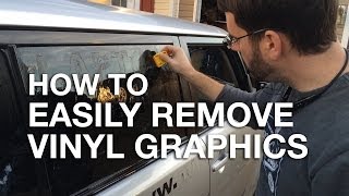 How To Easily Remove Vinyl Graphics and Stickers from your Car or Truck [upl. by Fording]