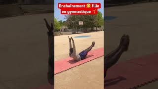 Enchaînement 👧 fille en gymnastique sports gym motivation acrobatics [upl. by Ocicnarf205]