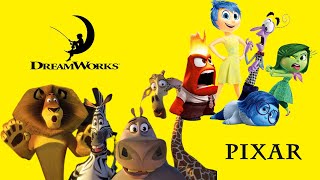 Pixar VS DreamWorks  Which One Is More Successful [upl. by Atil82]