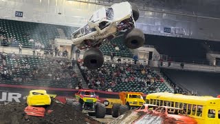 Toughest Monster Truck Tour Grand Forks ND 2024 Full Show [upl. by Ahsoek]