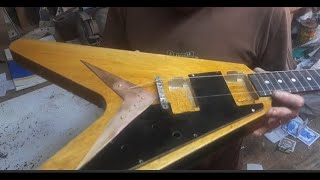 1958 Flying V buildPart 19 [upl. by Enaj482]