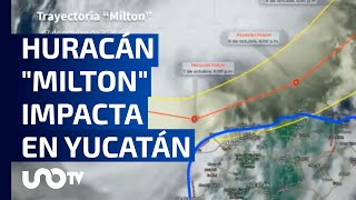 El huracán quotMiltonquot impacta esta noche en Yucatán [upl. by Adnerb]