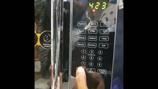 HAIER MICROWAVE OVEN DEMO 2024  HAIER HIL2001CSSH DEMO  HOW TO USE MICROWAVE OVEN IN HINDI [upl. by Arlan]