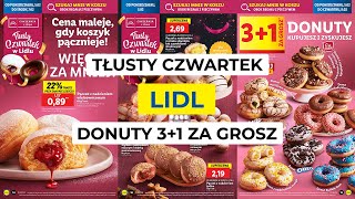 Tłusty czwartek w Lidlu  Donuty 31 za grosz  Cena maleje gdy koszyk pącznieje [upl. by Ailadi]