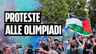 Proteste alle Olimpiadi 2024 quotSenzatetto e studenti cacciati da Parigiquot [upl. by Rimahs]