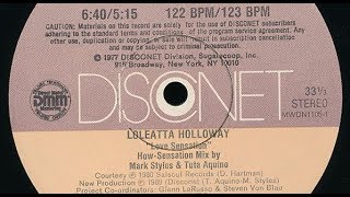 Loleatta Holloway  Love Sensation rare 1989 Disconet Remix by Mark Styles amp Tuta Aquino [upl. by Jolda462]