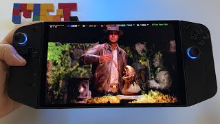 Indiana Jones and the Great Circle  Lenovo Legion GO handheld gameplay  Lossless Scaling [upl. by Viccora]