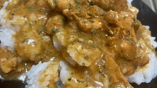 QUICK CHICKEN WITH GRAVY amp RICE [upl. by Serrell481]