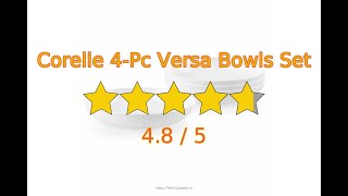 Lets review Corelle 4Pc Versa Bowls Set [upl. by Hammer]