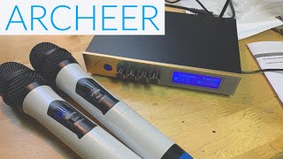 GREAT UHF Bluetooth Microphone For Parties Bands Conferences amp MORE By Archeer [upl. by Balough224]