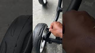 Adjusting the alignment on Caddytek Explorer V8 push cart [upl. by Ettenay]