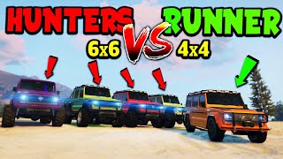 4 Dubsta 6x6 VS Dubsta  GTA Manhunt [upl. by Elyak162]