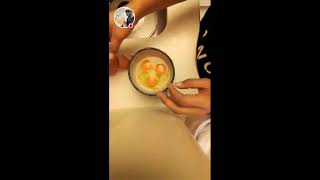 cracking and beating egg 🥚🍳 asmr egg trending viral satisfying cooking [upl. by Silenay941]