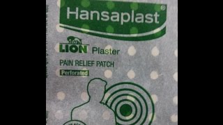 Hansaplast Pain Relief Patch for Injuries [upl. by Keeler]