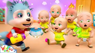 I Have Five Little Babies 👶🏻 How To Take Care Baby Song  More Nursery Rhymes  Wolfoo Kids Songs [upl. by Airogerg]